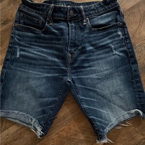 American Eagle Outfitters Dark Blue Jean Shorts